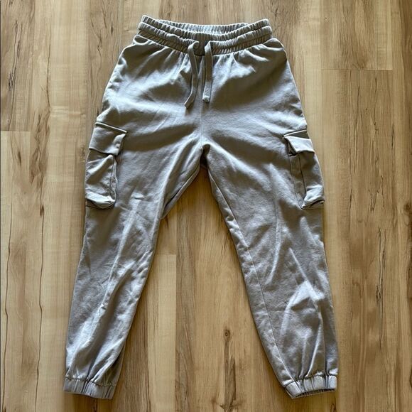 Zara Gray Jogger Cargo Track Pants - Picture 1 of 3